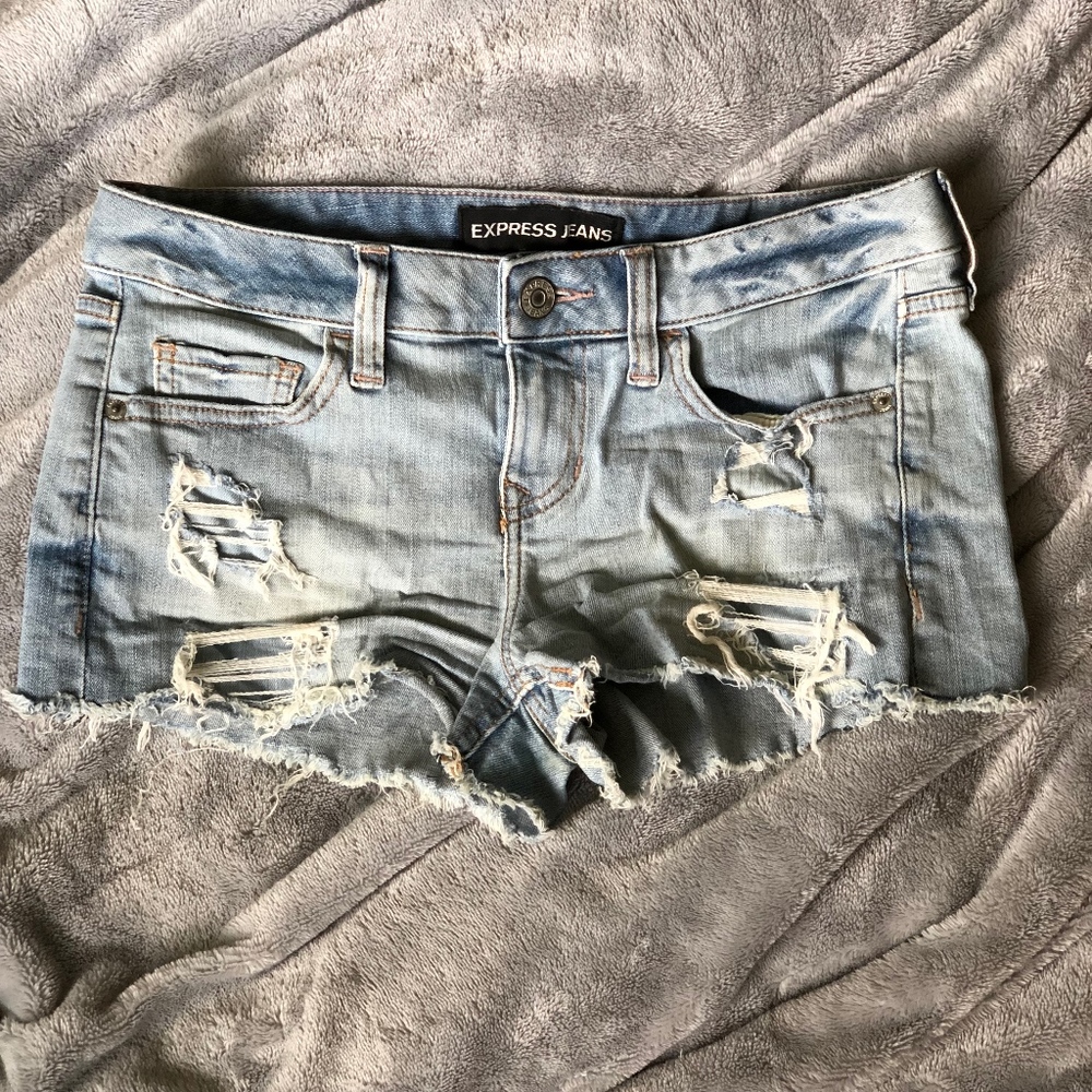 Express Denim Shorts